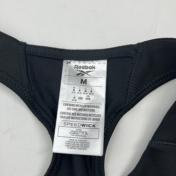 Reebok NWOT Black Women's Sport Bra - Picture 5 of 5